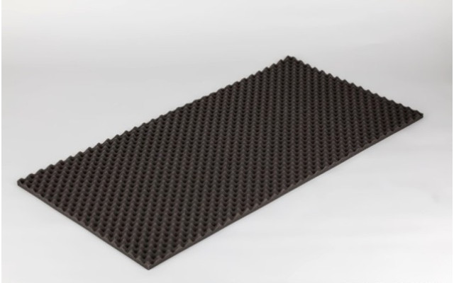 Akustik Noppenschaumstoff MicroPor 100 x 50 x 2cm anthrazit - Schaumstoff in Bestqualität