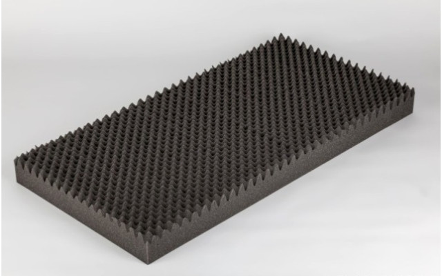 Akustik Noppenschaumstoff MicroPor 100 x 50 x 9cm anthrazit - Schaumstoff in Bestqualität