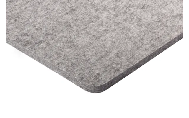 PET-VLIES Akustikabsorber 120cm x 60cm x 2,5cm, anthrazite/graue Vliesoberfläche