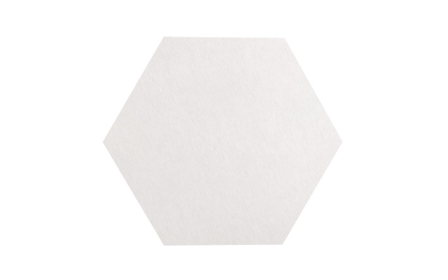 PET-VLIES Akustikabsorber Octa 29cm x 29cm x 2,5cm, weiße Vliesoberfläche