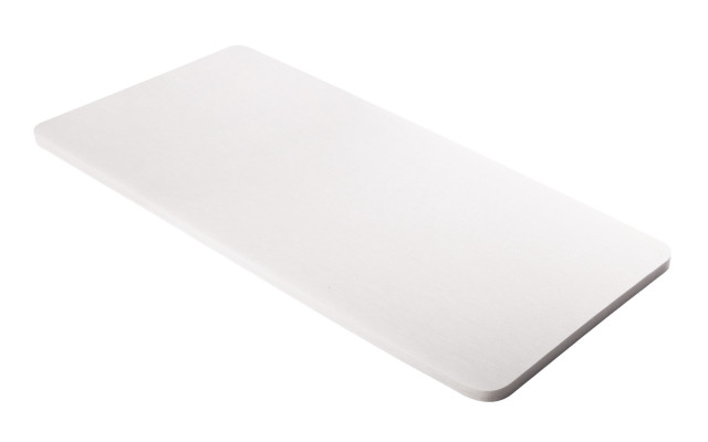 PET-VLIES Akustikabsorber 120cm x 60cm x 2,5cm, weiße Vliesoberfläche