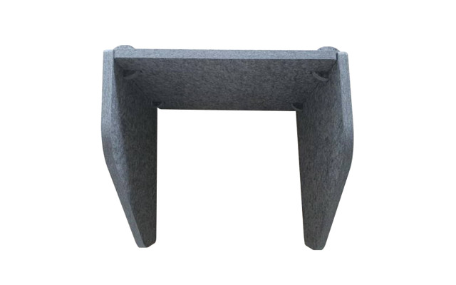 Lärmschutz am Schreibtisch - Komplettsatz, Größe variierbar 60 x 60 x 60cm PET-Vlies hellgrau