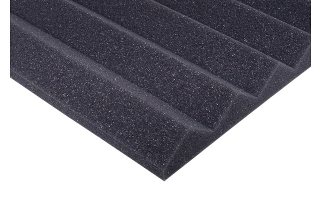 Wave Akustikschaumstoff 25x 25 x 3cm anthrazit