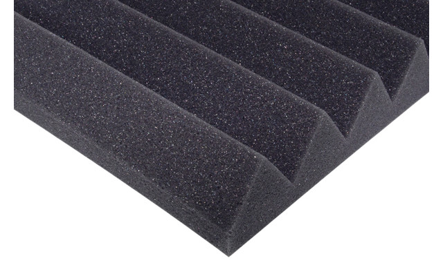 Wave Akustikschaumstoff 25 x 25 x 5cm anthrazit