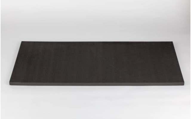 Polyethylen PE Schaumstoff 100x50x2cm, schwarz