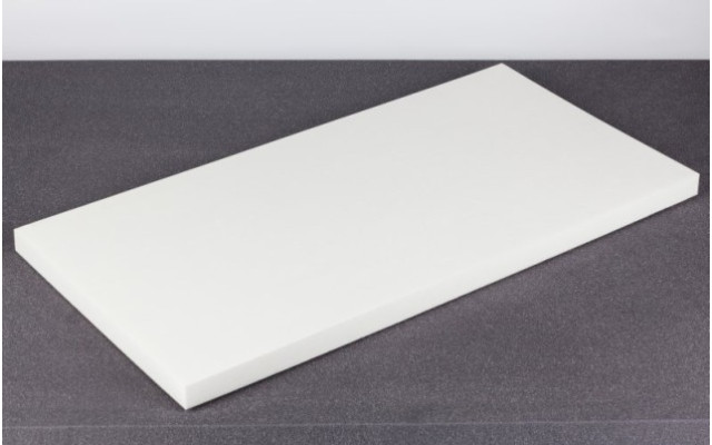 Polyethylen PE Schaumstoff 100x50x4cm, weiss