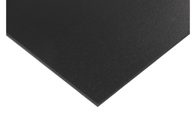 Hochwertiger Planer Schaumstoff 100 x 50 x 1cm anthrazit + Haut
