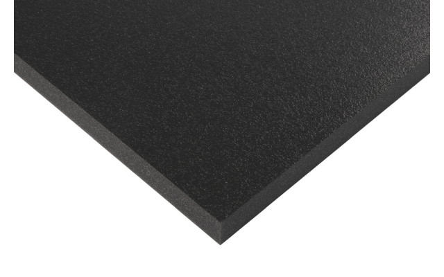 Hochwertiger Planer Schaumstoff 100 x 50 x 3cm anthrazit + Haut klebend