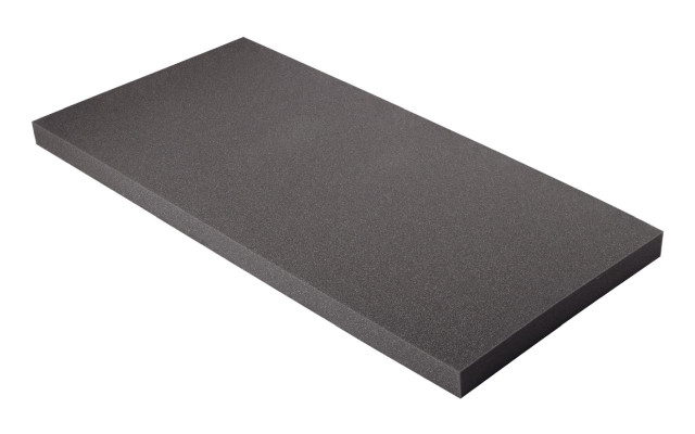 Hochwertiger Planer Schaumstoff MicroPor 100 x 50 x 5cm anthrazit - Schallschutzplatten