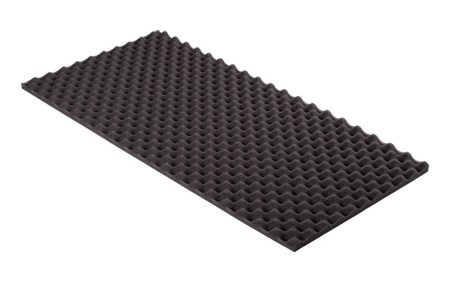 Akustik Noppenschaumstoff MicroPor 100 x 50 x 2cm anthrazit - Schaumstoff in Bestqualität