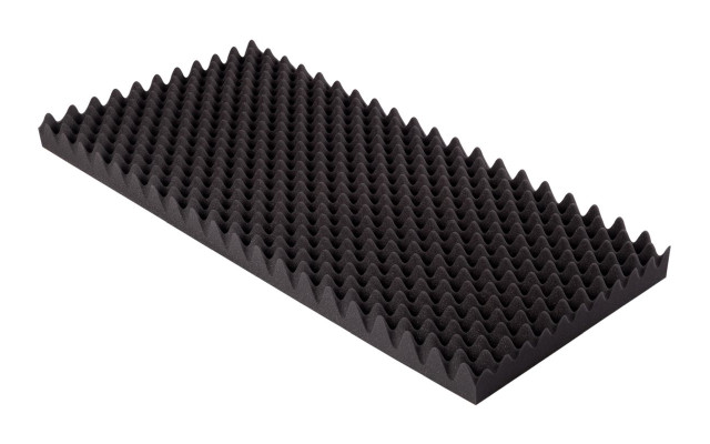 Akustik Noppenschaumstoff MicroPor 100 x 50 x 7cm anthrazit - Schaumstoff in Bestqualität
