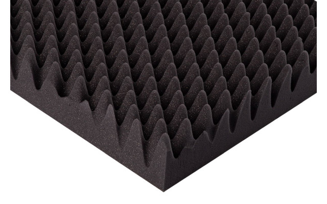 Akustik Noppenschaumstoff MicroPor 100 x 50 x 9cm anthrazit - Schaumstoff in Bestqualität