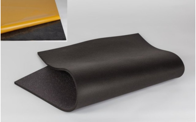 Hochwertiger Planer Schaumstoff 100 x 50 x 5cm anthrazit + Haut klebend