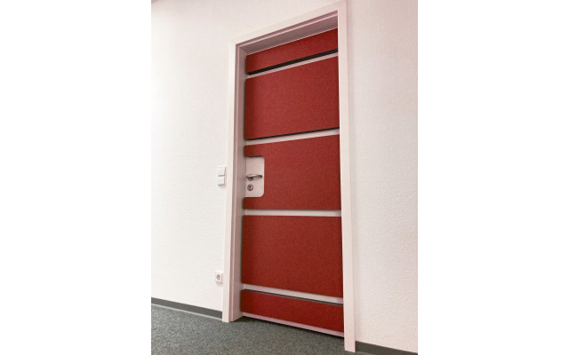 Türdämmset 50mm rot für Türblattbreite 735mm
