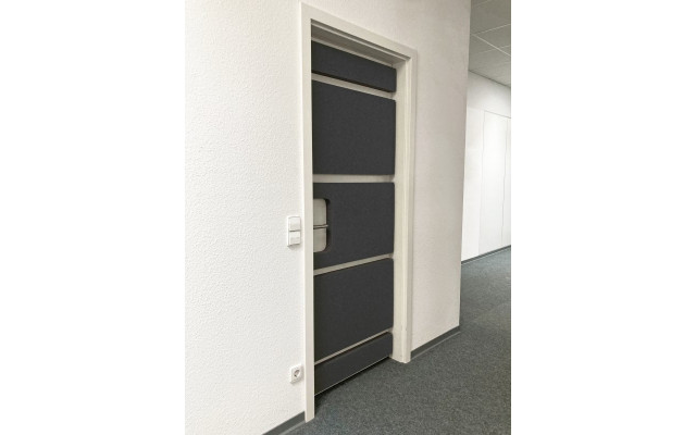 Türdämmset 50mm schwarz für Türblattbreite 735mm