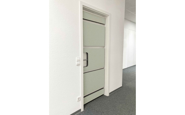 Türdämmset 50mm weiß/beige für Türblattbreite 735mm