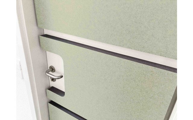 Türdämmset 50mm weiß/beige für Türblattbreite 735mm