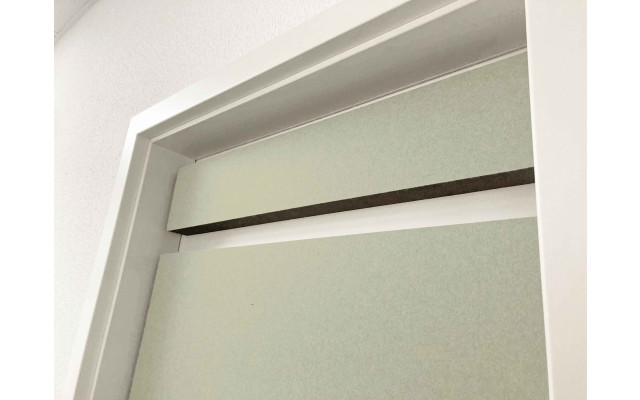 Türdämmset 50mm weiß/beige für Türblattbreite 735mm