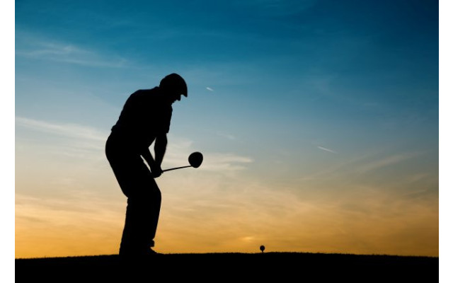 Akustikbild Golfspieler