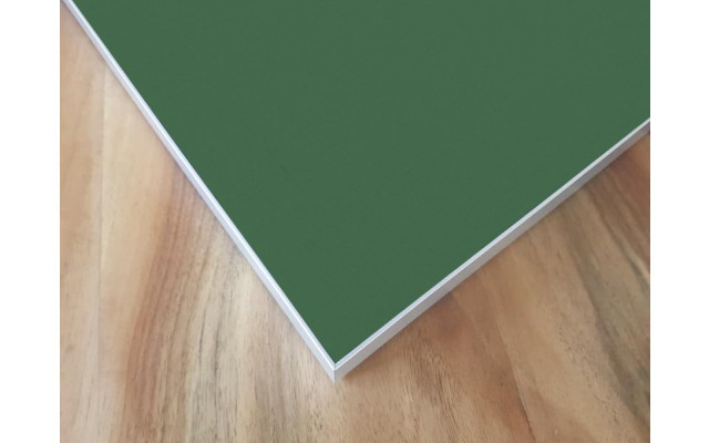 Akustikbild Unifarben mit PG1 grünem Stoff