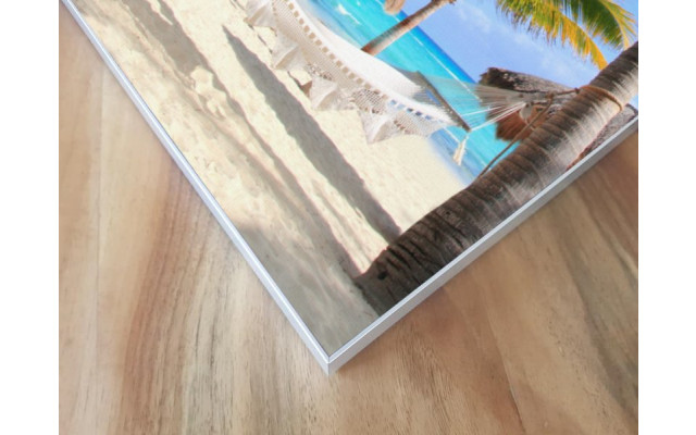 Akustikbild Hängematte und Palmen