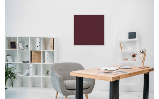 Akustikbild Unifarben mit hochwertigem ©Camira YS030