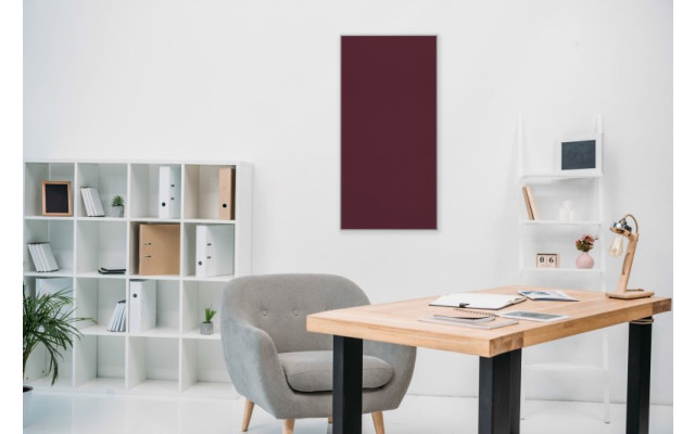 Akustikbild Unifarben mit hochwertigem ©Camira YS030
