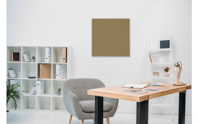 Akustikbild Unifarben mit hochwertigem ©Camira YS071