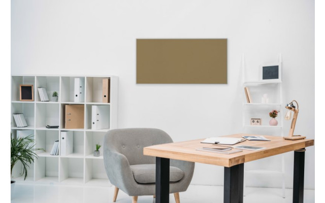 Akustikbild Unifarben mit hochwertigem ©Camira YS071