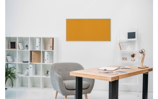 Akustikbild Unifarben mit hochwertigem ©Camira YS072