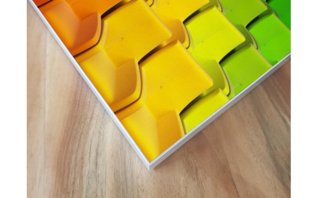 Akustikbild Regenbogen Stühle