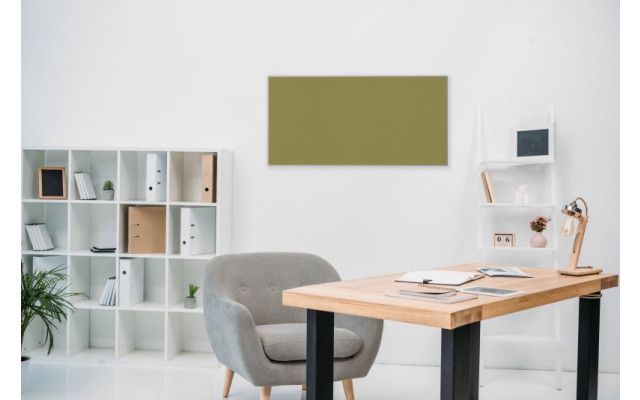 Akustikbild Unifarben mit hochwertigem ©Camira YS077