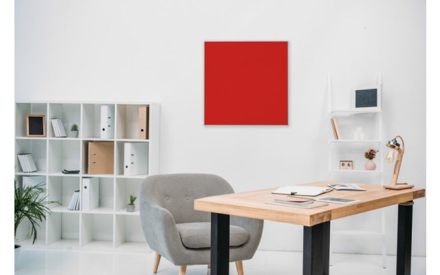 Akustikbild Unifarben mit hochwertigem ©Camira YS079