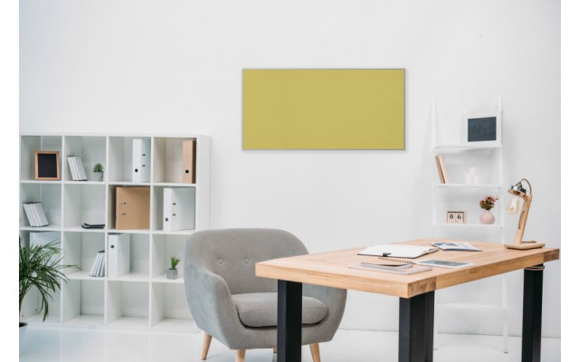 Akustikbild Unifarben mit hochwertigem ©Camira YS096