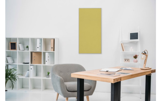Akustikbild Unifarben mit hochwertigem ©Camira YS096