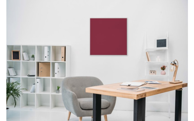 Akustikbild Unifarben mit hochwertigem ©Camira YS101