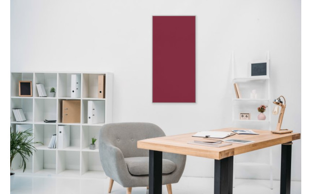 Akustikbild Unifarben mit hochwertigem ©Camira YS101