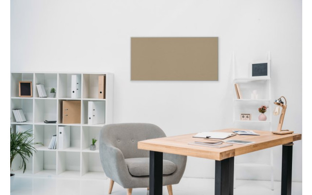 Akustikbild Unifarben mit hochwertigem ©Camira YS108