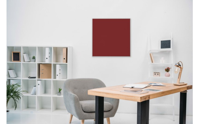 Akustikbild Unifarben mit hochwertigem ©Camira YS136