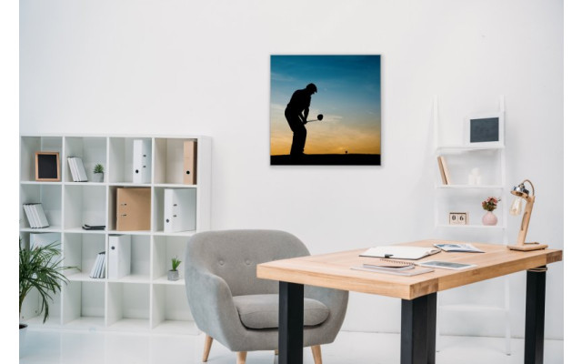 Akustikbild Golfspieler