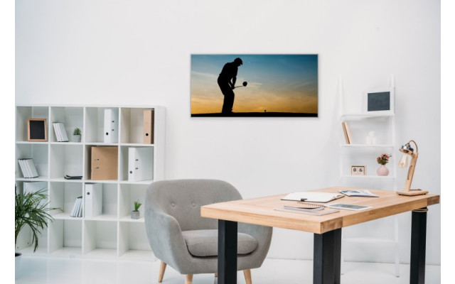 Akustikbild Golfspieler