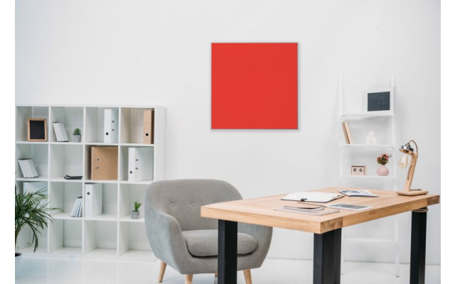 Akustikbild Unifarben mit hochwertigem ©Camira YS168