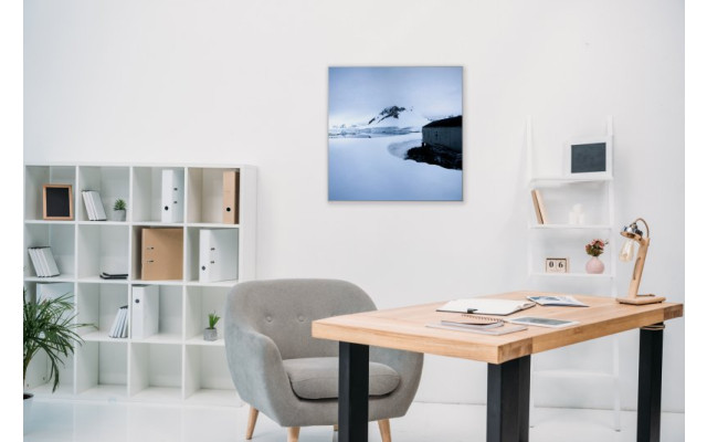 Akustikbild Einsames Haus in Island