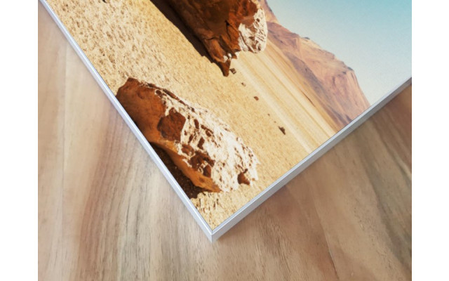 Akustikbild Steinformation in der Wüste
