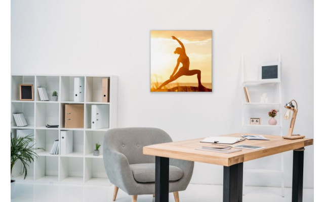 Akustikbild Yoga am Strand