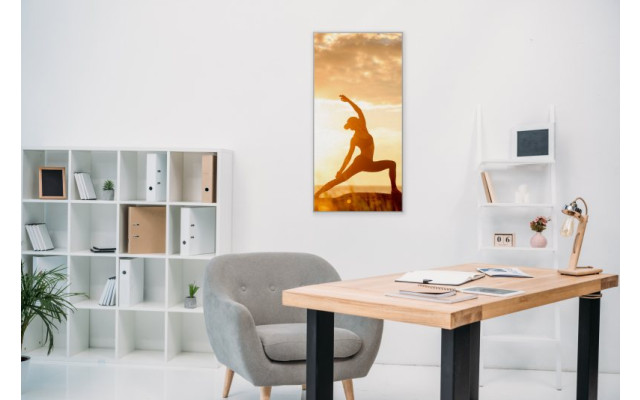 Akustikbild Yoga am Strand