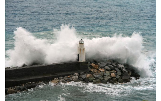 Akustikbild Leuchtturm im Sturm