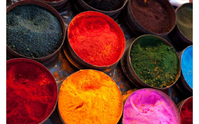 Akustikbild Indische Farbexplosion