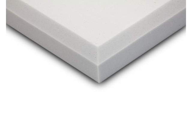 Decorschaumstoff aus Basotect® G+ Schaumstoff 100 x 50 x 3cm, hellgrau