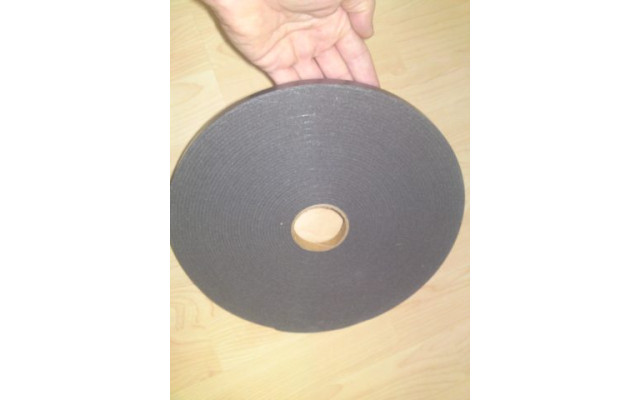 10m Vorlegeband 25x3mm, doppelseitig klebend,anthrazit